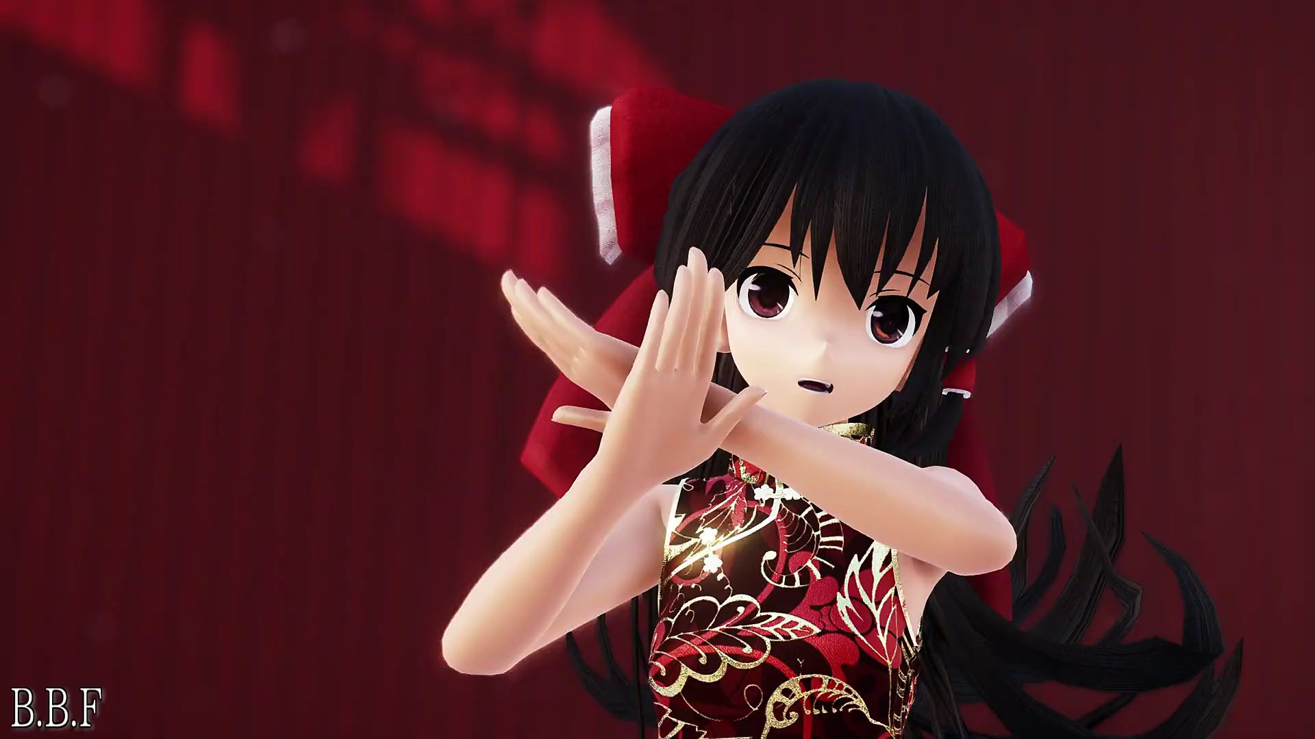 【东方MMD】B.B.F.【博丽灵梦】